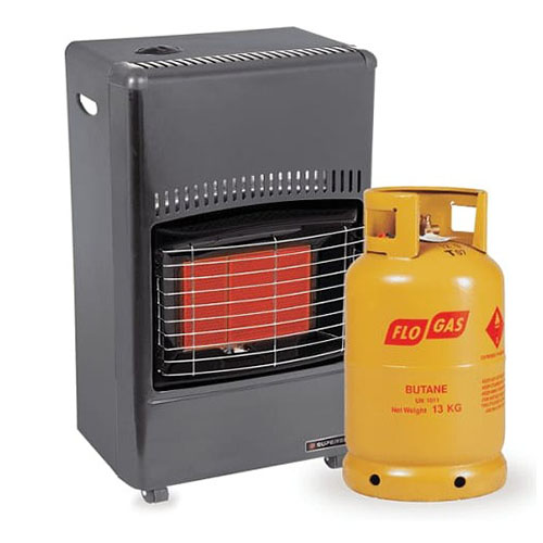SuperSer Heater & Cylinder of Gas